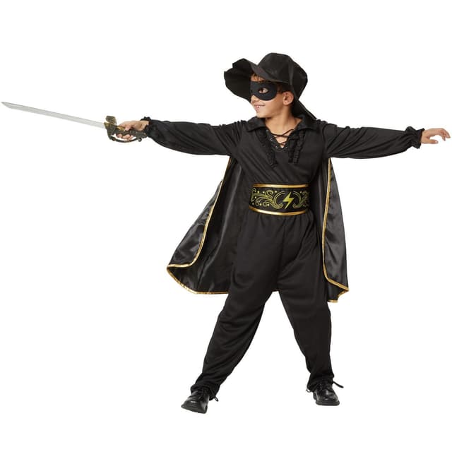 Zorro børnekostume - 116 (5-6y)