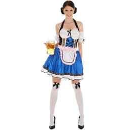 tectake Maskeraddräkt Dirndl Klänning till oktoberfest