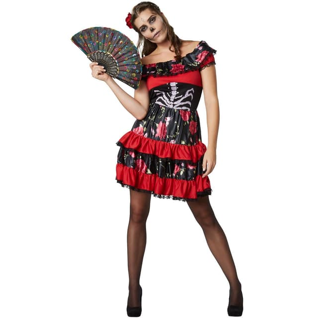 Halloween Señorita kostume - XL