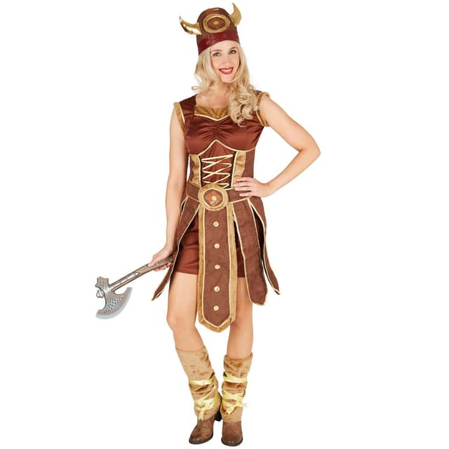Vikingekvinde kostume - XXL