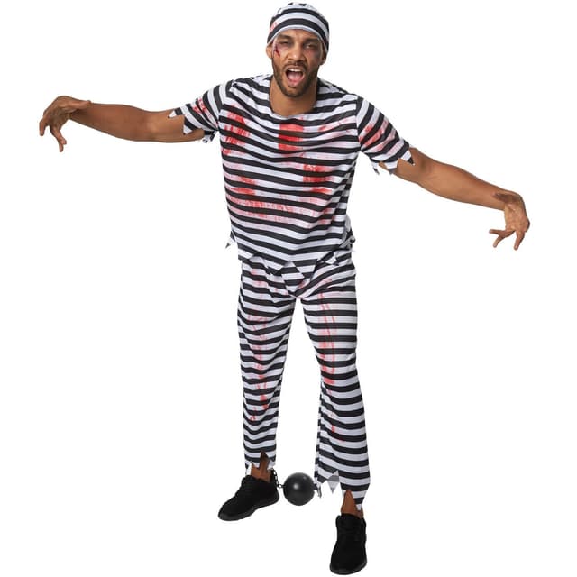 Halloween fange kostume - M