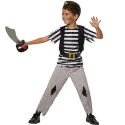 Sød Pirat børnekostume - 128 (7-8y)