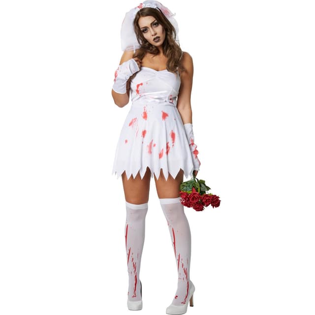 Halloween brud kostume - XL