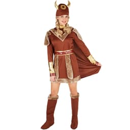 Vikingehøvding kostume kvinde - XL