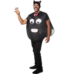 Unisexkostume Cartoon-kat - sort