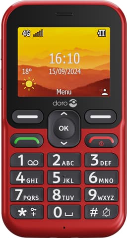 Doro Leva L11 matkapuhelin (punainen)