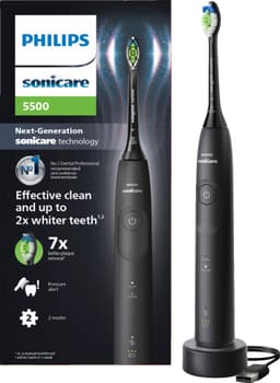 Philips Sonicare Series 5500 elektrisk tannbørste HX7111/01 (sort)