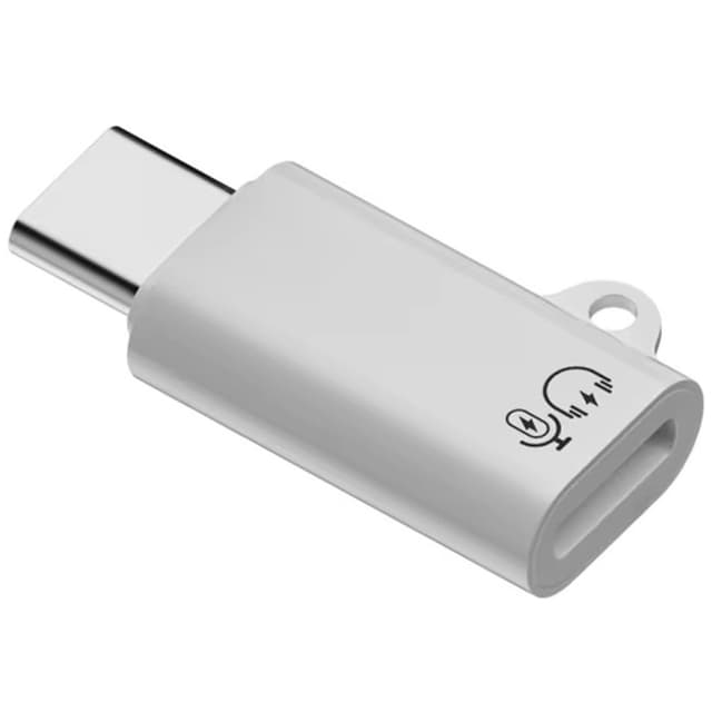 For iPhone kvinnelig lydadapter til USB-C mannlig OTG-omformer