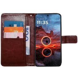 Wallet cover 3-kort Motorola ThinkPhone 25 - Brun