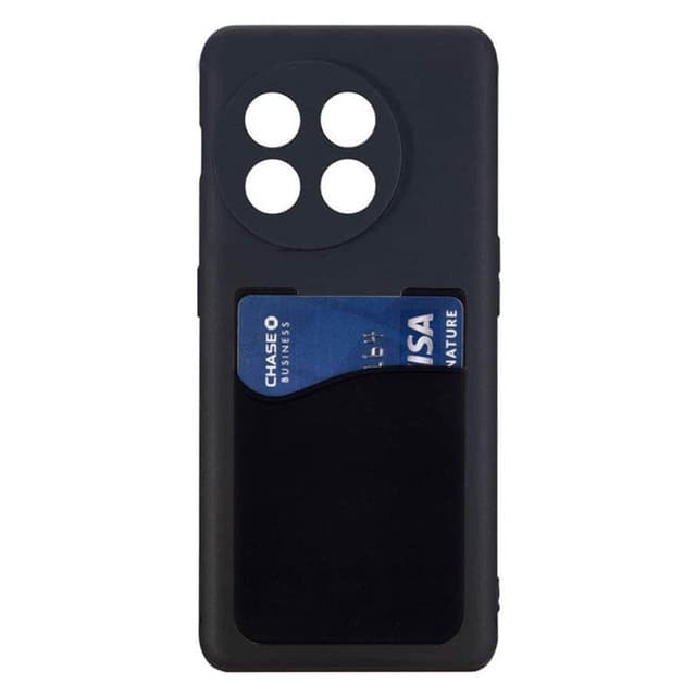 Silikone cover med kortholder OnePlus 13 - Sort