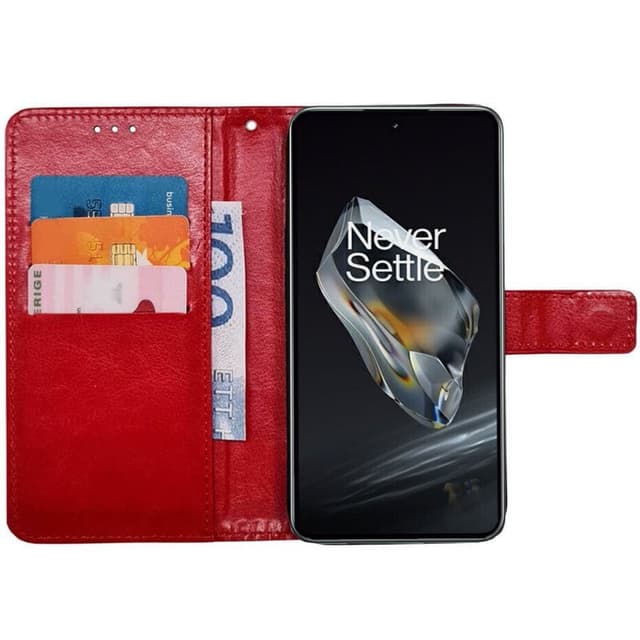 Plånboksfodral 3-kort OnePlus 13 - Röd