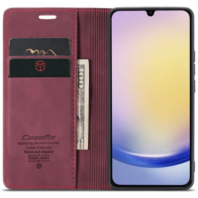 CaseMe mobilcover 013 Samsung Galaxy A25 5G - Bordeaux