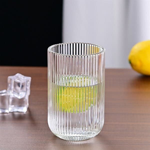 Räfflat dricksglas 400ml