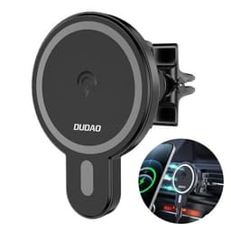 Dudao Qi Langaton autolaturi MagSafe 15W:lla - musta