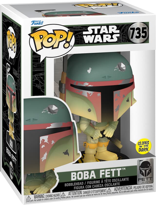 Funko POP! Star Wars Boba Fett figur (Glow)