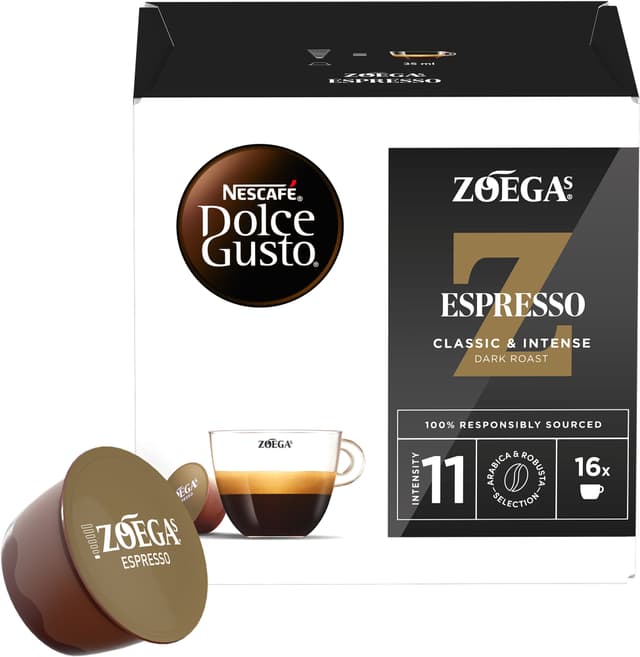 NESCAFÉ Dolce Gusto Zoégas Espresso kaffekapslar (16 st)