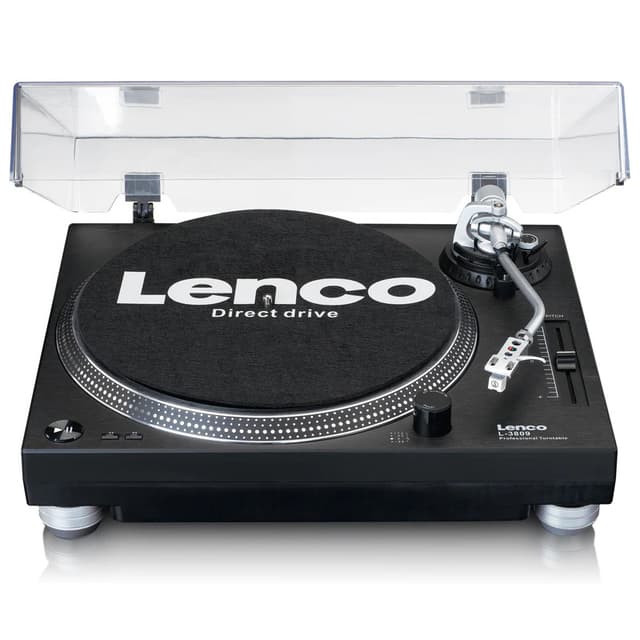 Lenco L-3809 Platespiller, Sort