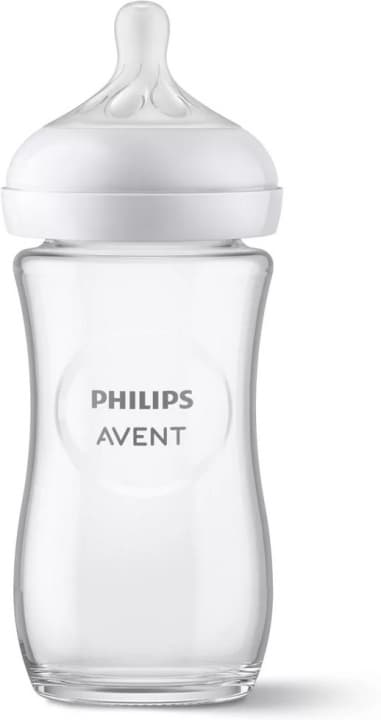 Philips Avent SCY933/01 Natural Response nappflaska i glas, 240 ml