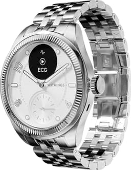 Withings ScanWatch Nova Brilliant hybridklokke 39mm (sølv)