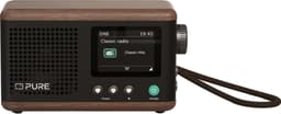 Pure Classic Mini bærbar digitalradio (sort kaffe/valnøtt)