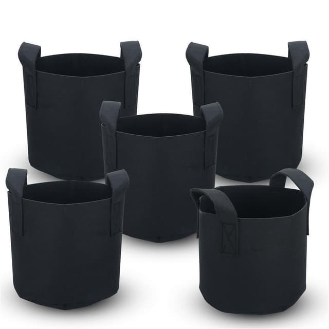 5x Planteringssäck Planteringskärl (113 l - 60 x 40 cm)