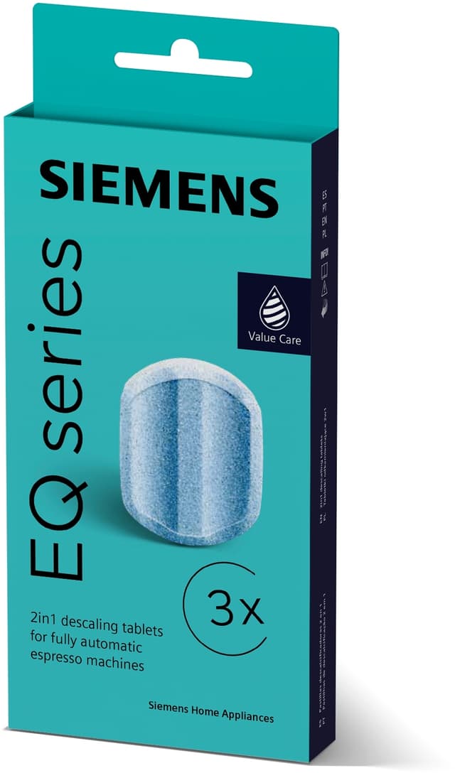 Siemens Espresso EQ Series Calc’nClean avkalkningstabletter TZ80002B