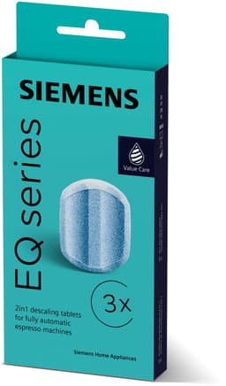 Siemens Espresso EQ Series Calc’nClean afkalkningstabletter TZ80002B