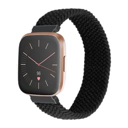 Klokkerem Nylon Sort S Fitbit Versa/Versa 2