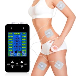 TENS muskelstimulator med 15 massasjemoduser Black