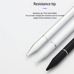 2 i 1 Stylus penna med skrivfunktion svart