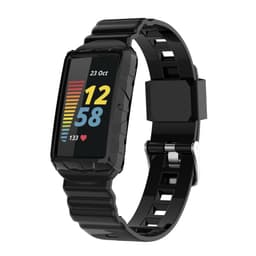 Klokkereim kompatibel med Fitbit Charge 6/5/4/4 SE/3/3 SE Svart Svart Black