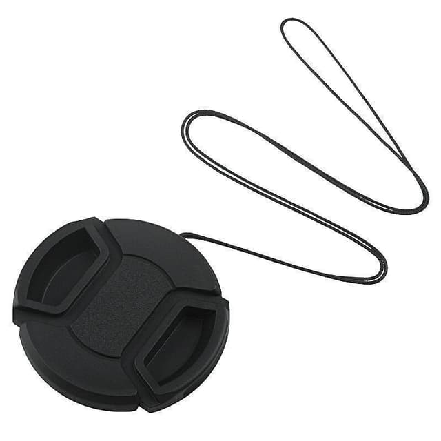 Universelt objektivdeksel med stropp for Canon Nikon Sony Pentax speilreflekskameraer 77 mm