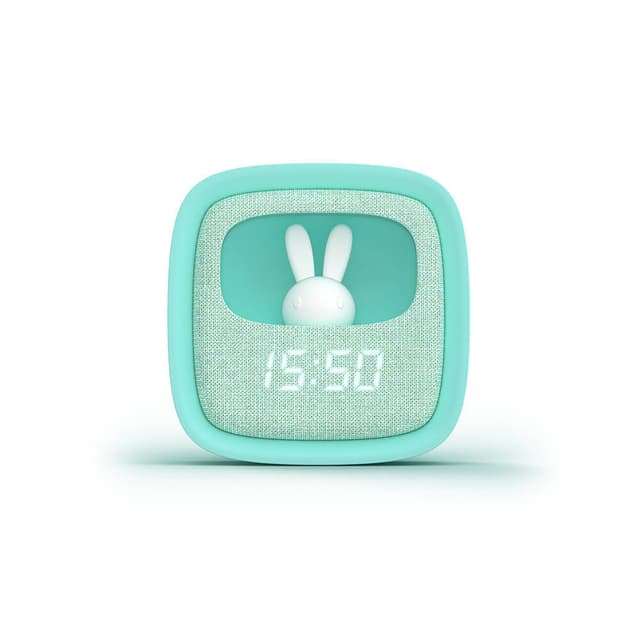 Väckarklocka med Nattlampa  Billy Clock Mintgrön
