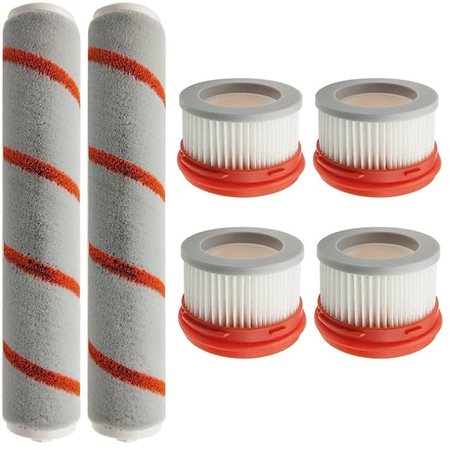 Tilbehørssæt filterrullebørster 6 dele Dreame V8/V9/V10 MultiColor