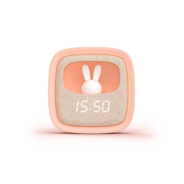 Vekkerklokke med Lys Billy Clock Rosa