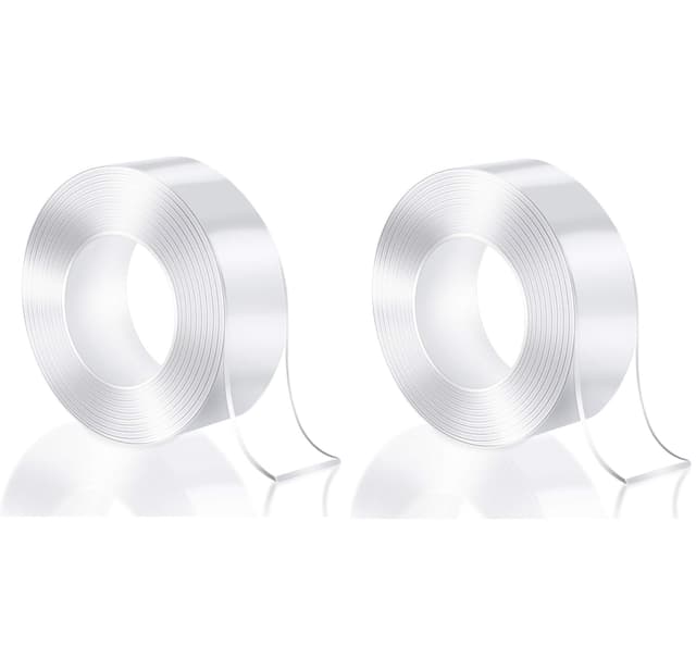 Återanvändbar dubbelhäftande nanotejp 5 m 2-pack
