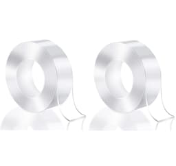 Genanvendeligt dobbeltsidet nanotape 5 m 2-pakke