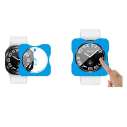 Skærmbeskytter af hærdet glas til Samsung Galaxy Watch (2-pak) Samsung Galaxy Watch 6 40mm