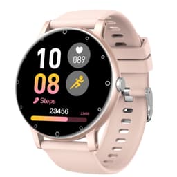 Smartklocka med BT-samtal och många mätfunktioner Rosa