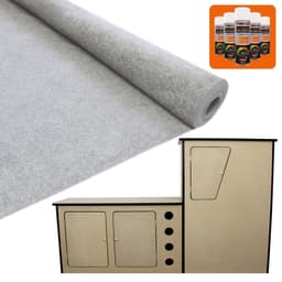 11sqm Sølvgrå Van Lining & Lim med Camper Køkken