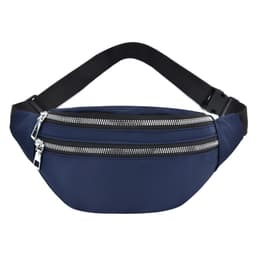 INF Oxford Cloth Fanny Pack Casual midjeveske for reiseshopping Blå