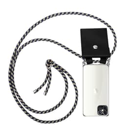 iPhone 12 / 12 PRO Deksel med Halskjede (blå)