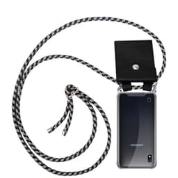 Samsung Galaxy A10 / M10 Etui Cover Kæde (Blå)