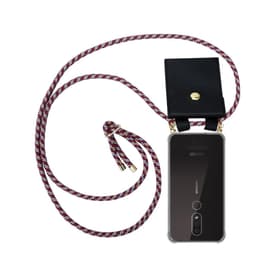 Nokia 4.2 Etui Cover Kæde (Rød)