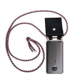 Motorola MOTO G5S PLUS Deksel med Halskjede (rød)