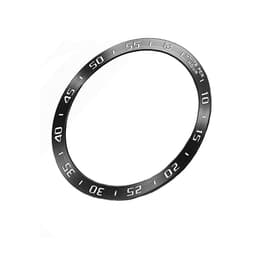 Rustfrit stål bezel ring til Samsung Galaxy Watch Ultra Sort + Hvid