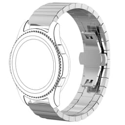 Klokkerem i rustfritt stål for TicWatch Pro 2021/Pro 3/2 Sølv