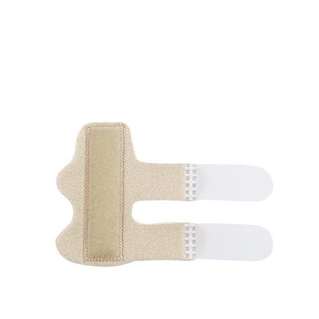Fingerstøtte / fingerskinne med velcro Gul