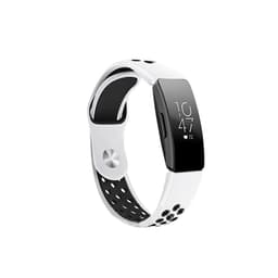 Silikonklokkerem for Fitbit Inspire/Inspire HR/ACE2 Hvit+svart M