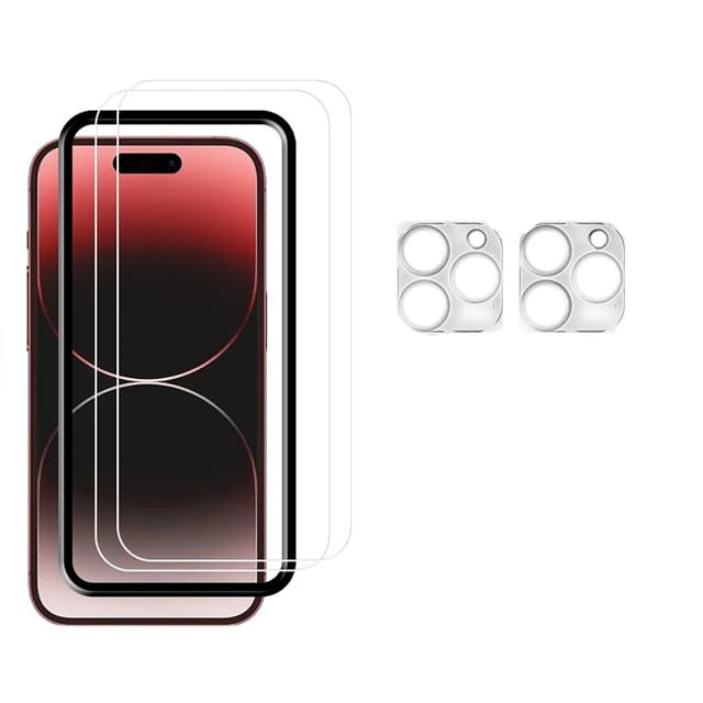 Skjermbeskytter i herdet glass for iPhone 15-serien iPhone 15 Pro Max